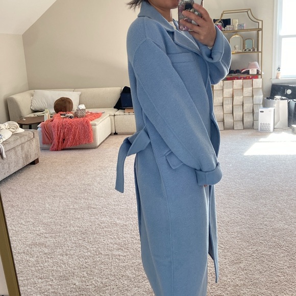 Make wool long coat. S-M - Picture 15 of 16